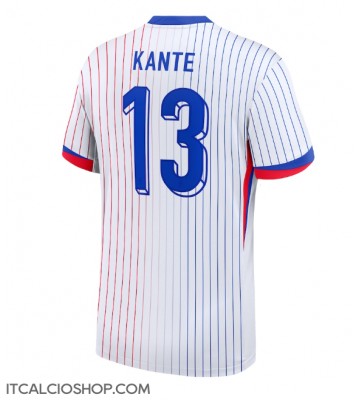 Francia Kante #13 Seconda Maglia Europei 2024 Manica Corta